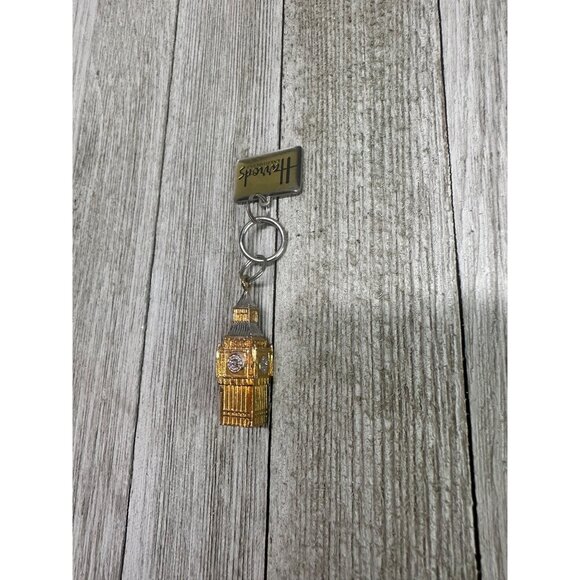 London England Flag Big Ben Keychain Charms Souvenir Gift Keyring Metal Gold - Picture 4 of 7